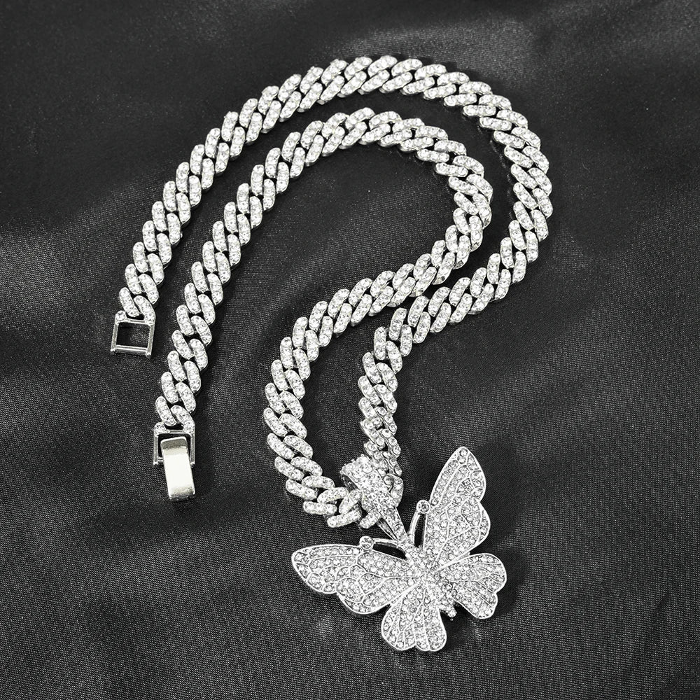 Pingente Borboleta Cravejado